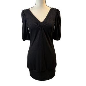 Guess Women's Shimmer Metallic Mini Dress Size S/P